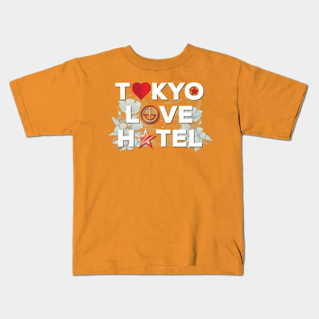 Addicted to Tokyo - Tokyo Love Hotel Kids T-Shirt by Persius Vagg